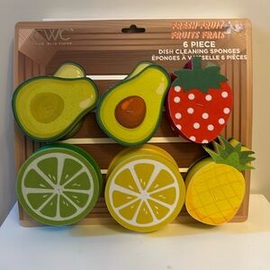 Pick (1) Fresh fruit or Vegetables dish sponges